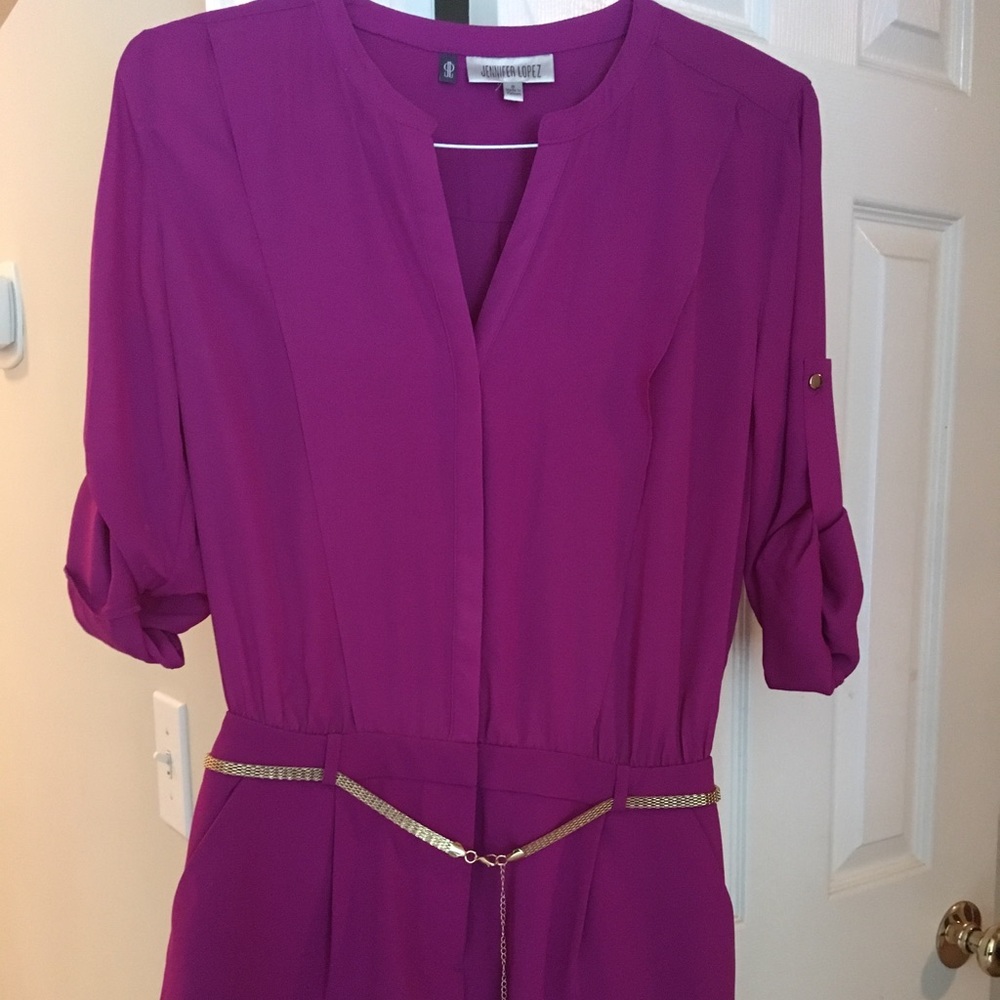 Jennifer Lopez jumper with gold belt (never worn)